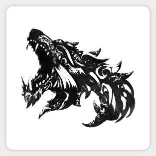 werewolf art Sticker